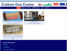 Tablet Screenshot of catleysgas.co.uk